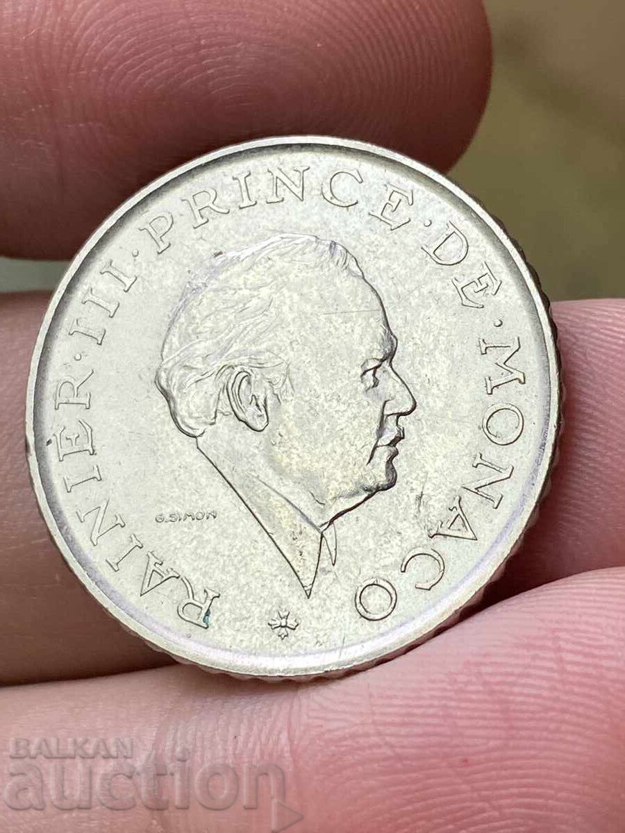 Монако 2 франка 1981 принц Раиние III