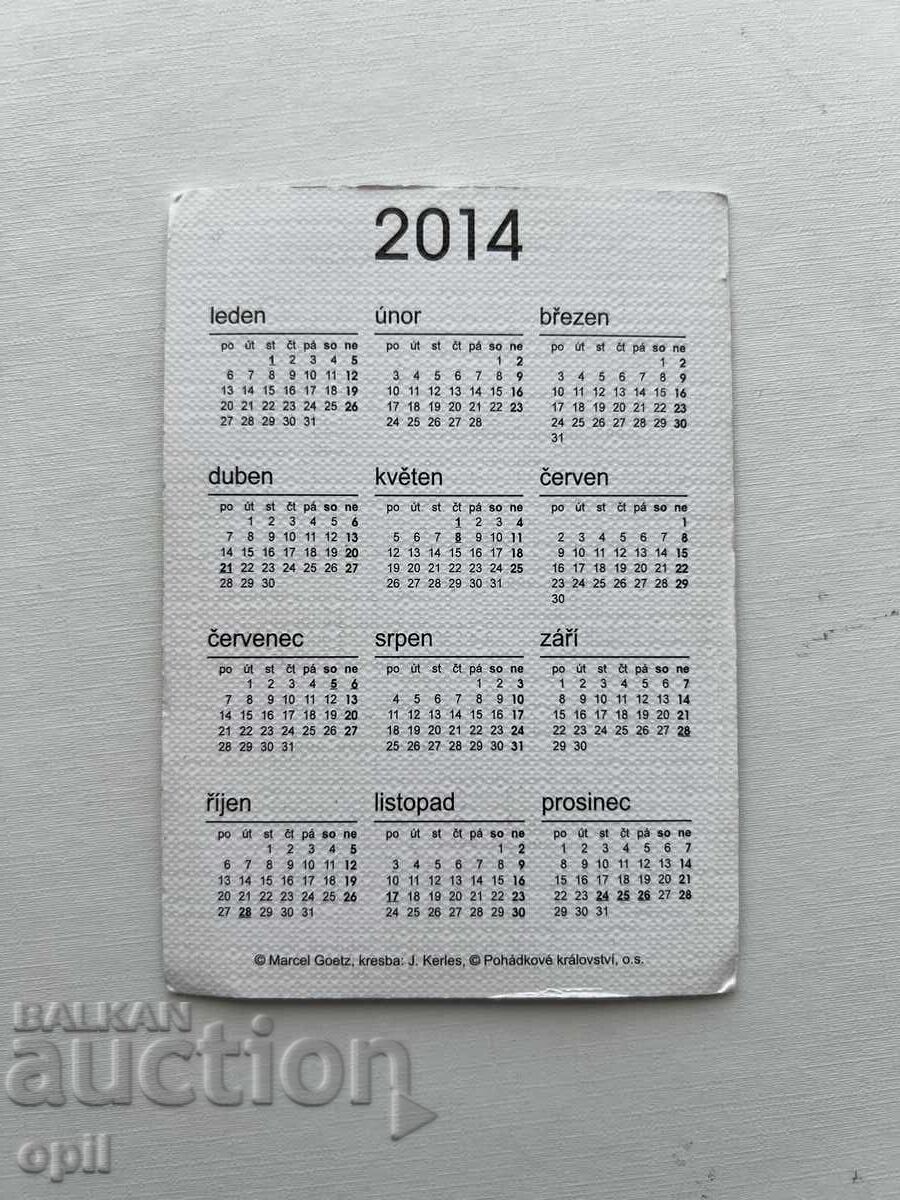 Calendar Cehia 2014 cu preț 0.80 BGN | € 0.41 Calendar Cehia 2014 cu preț 0.80 BGN | € 0.41