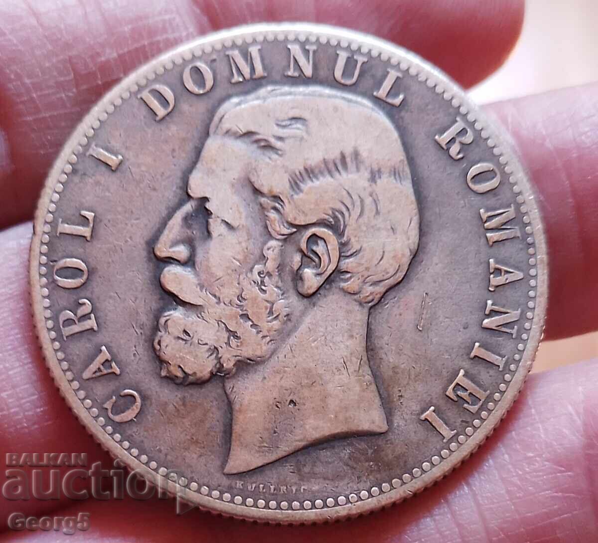 5 Lei 1880 cu preț 120.00 BGN | € 61.36 5 Lei 1880 cu preț 120.00 BGN | € 61.36