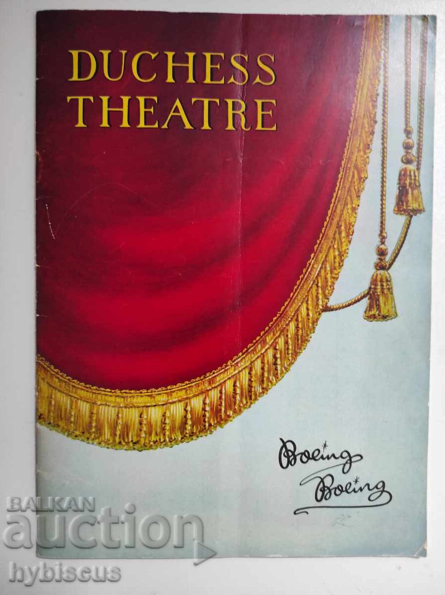 Program Teatrul Ducesa Londra 1965