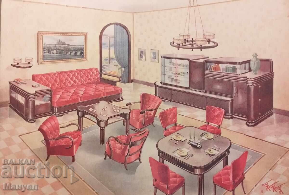 Παλιός κατάλογος επίπλων Karel Vepřek (Τσεχία) - Βασίλειο Βουλγαρίας