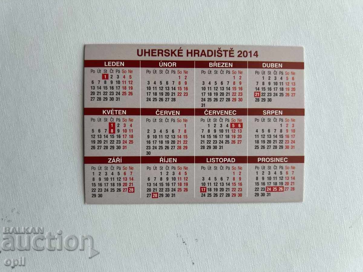Calendar Cehia 2014 cu preț 0.80 BGN | € 0.41 Calendar Cehia 2014 cu preț 0.80 BGN | € 0.41