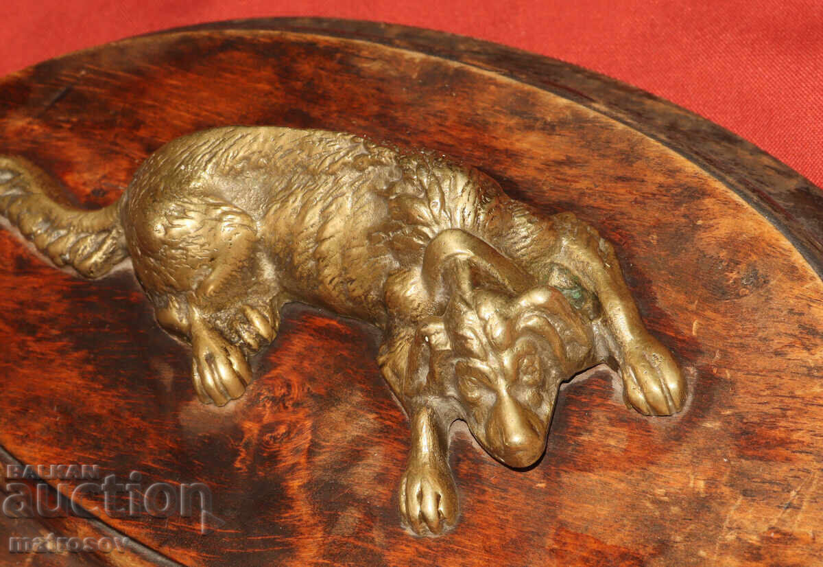 Bronze Sculpture Decoration Dog