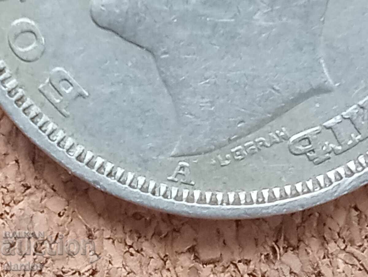 Auction  Bulgaria, 20 Leva 1940. Large "A"