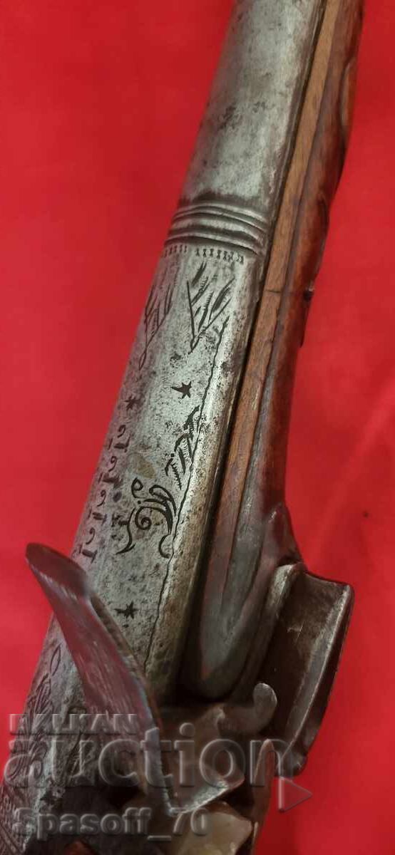 Ottoman flintlock pistol with a fully working mechanism - 7