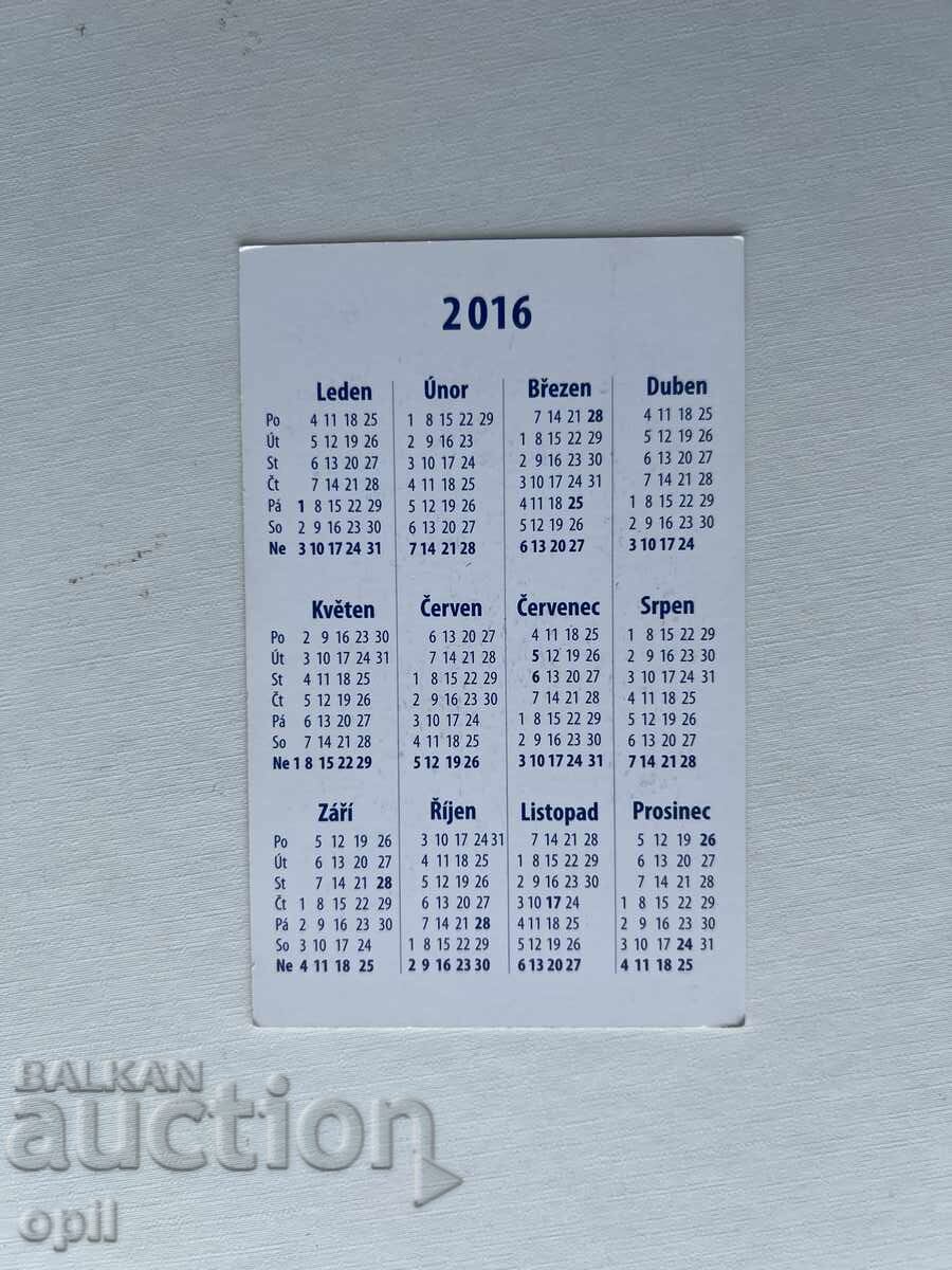 Calendar Cehia 2016 cu preț 0.80 BGN | € 0.41 Calendar Cehia 2016 cu preț 0.80 BGN | € 0.41