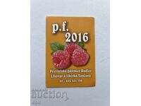 Календарче Чехия 2016