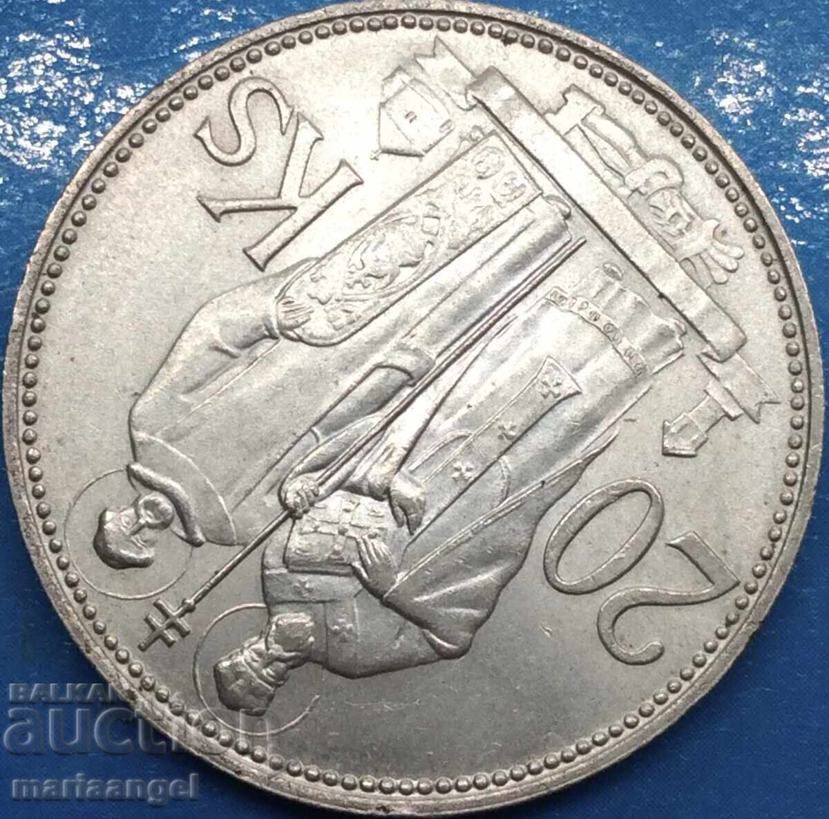 Cehoslovacia 20 coroane argint 1941 - 6