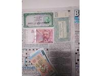 Lot of banknotes