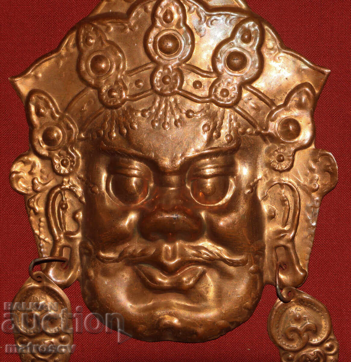 Auction  Handmade mask, Asian deity