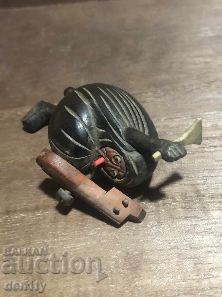 антична японска играчка kobe, daruma - 5