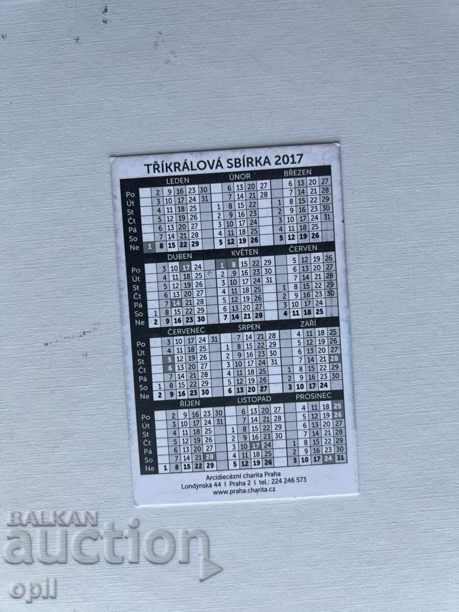 Календарче Чехия 2017 с цена 0.80 лв. | € 0.41 Календарче Чехия 2017 с цена 0.80 лв. | € 0.41