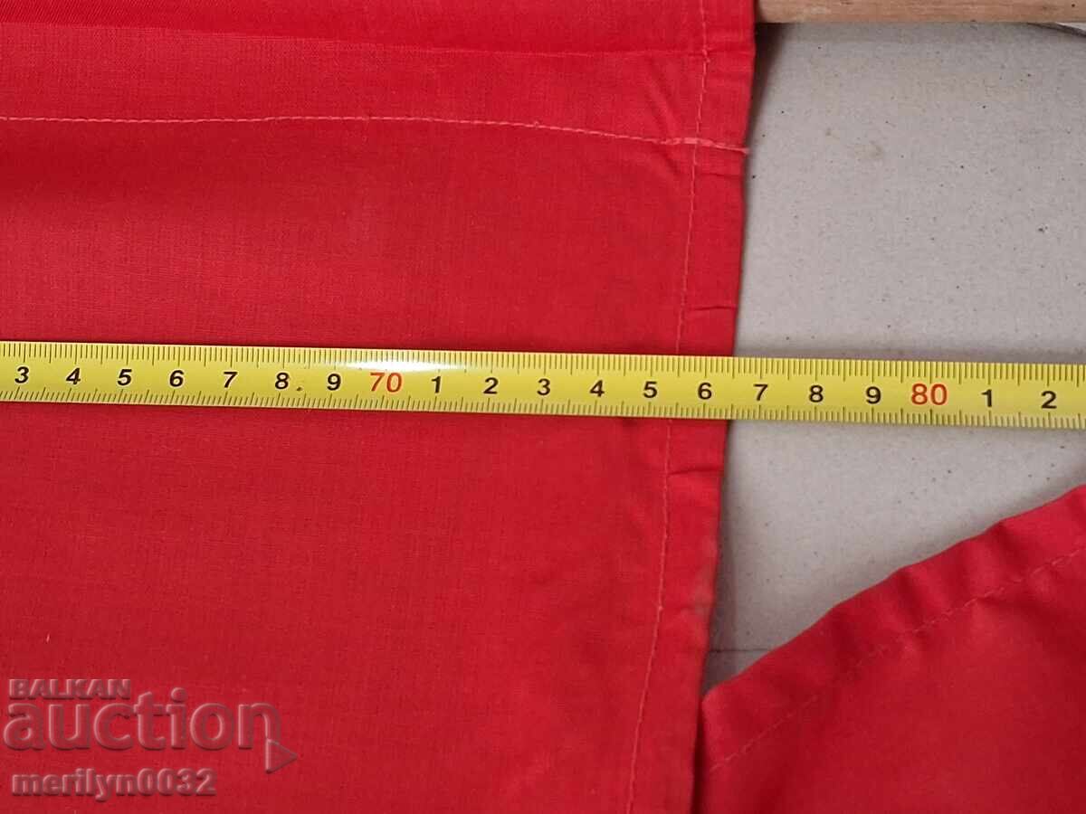 Flag of the first proletarian state USSR flag sickle and hammer - 5