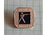 Значка- Олимпиадата Москва 1980  Спортна стрелба