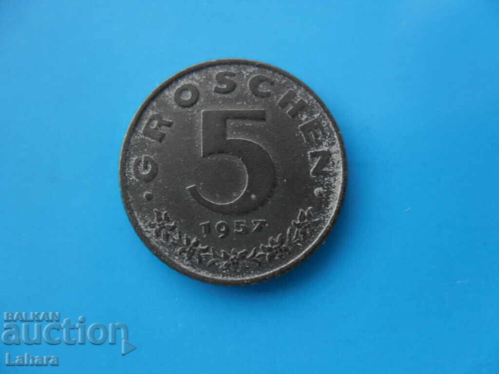5 Groschen 1957 Austria 5 Groschen 1957 Austria