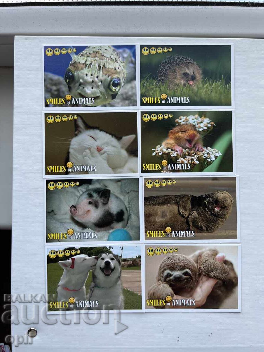 Календарче  Серия  Животни с Усмивки  16 броя  2017