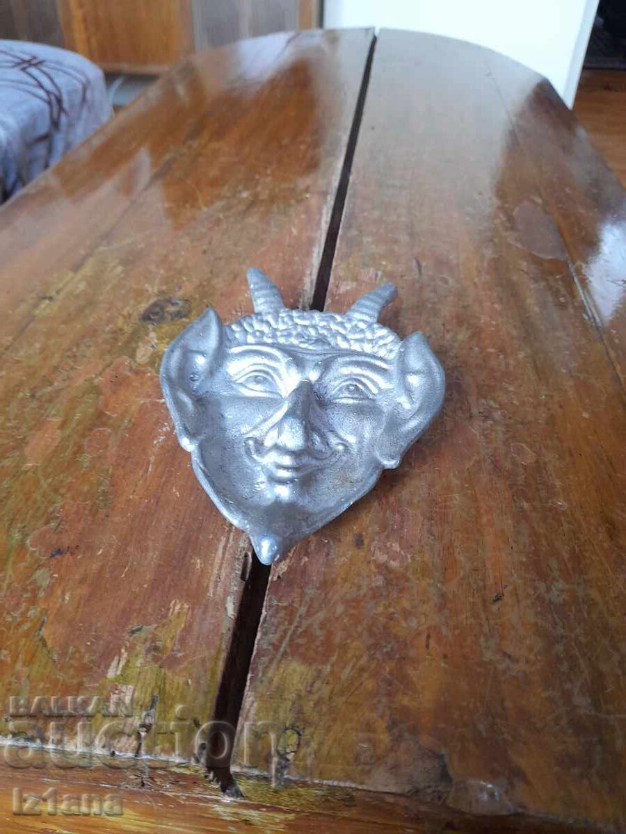 Стар метален сувенир Дявол