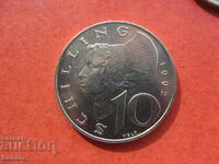 10 σελίνια 1992 Αυστρία