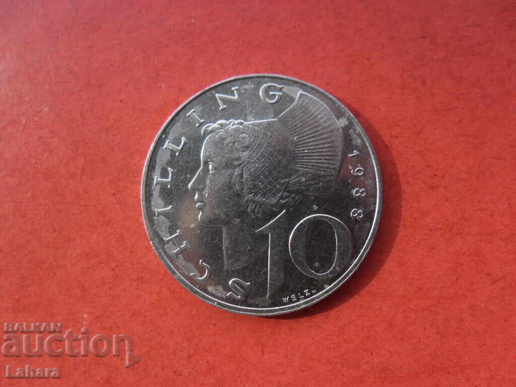 10 șilingi 1988 Austria 10 șilingi 1988 Austria
