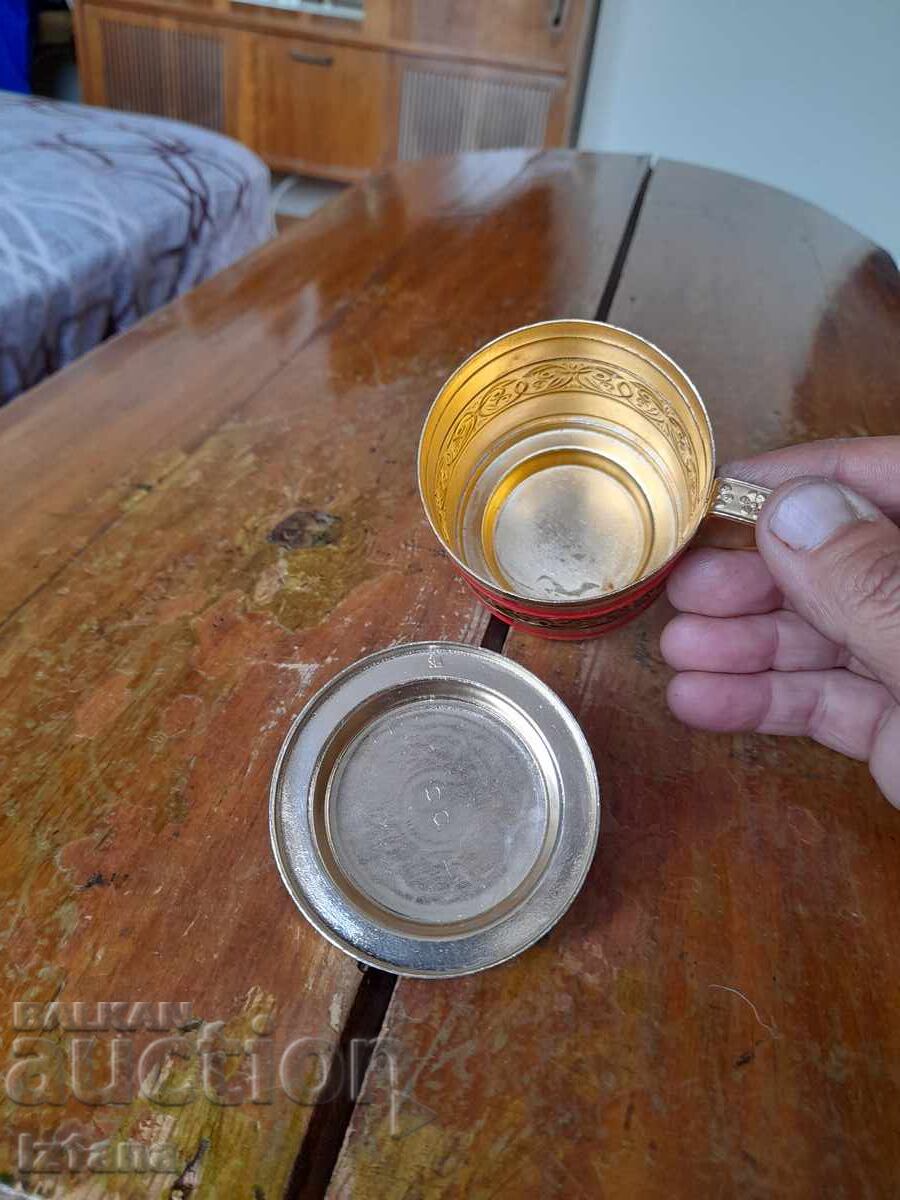 Delivery of Old Russian Souvenir Metal Cup
