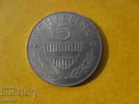 5 σελίνια 1970 Αυστρία