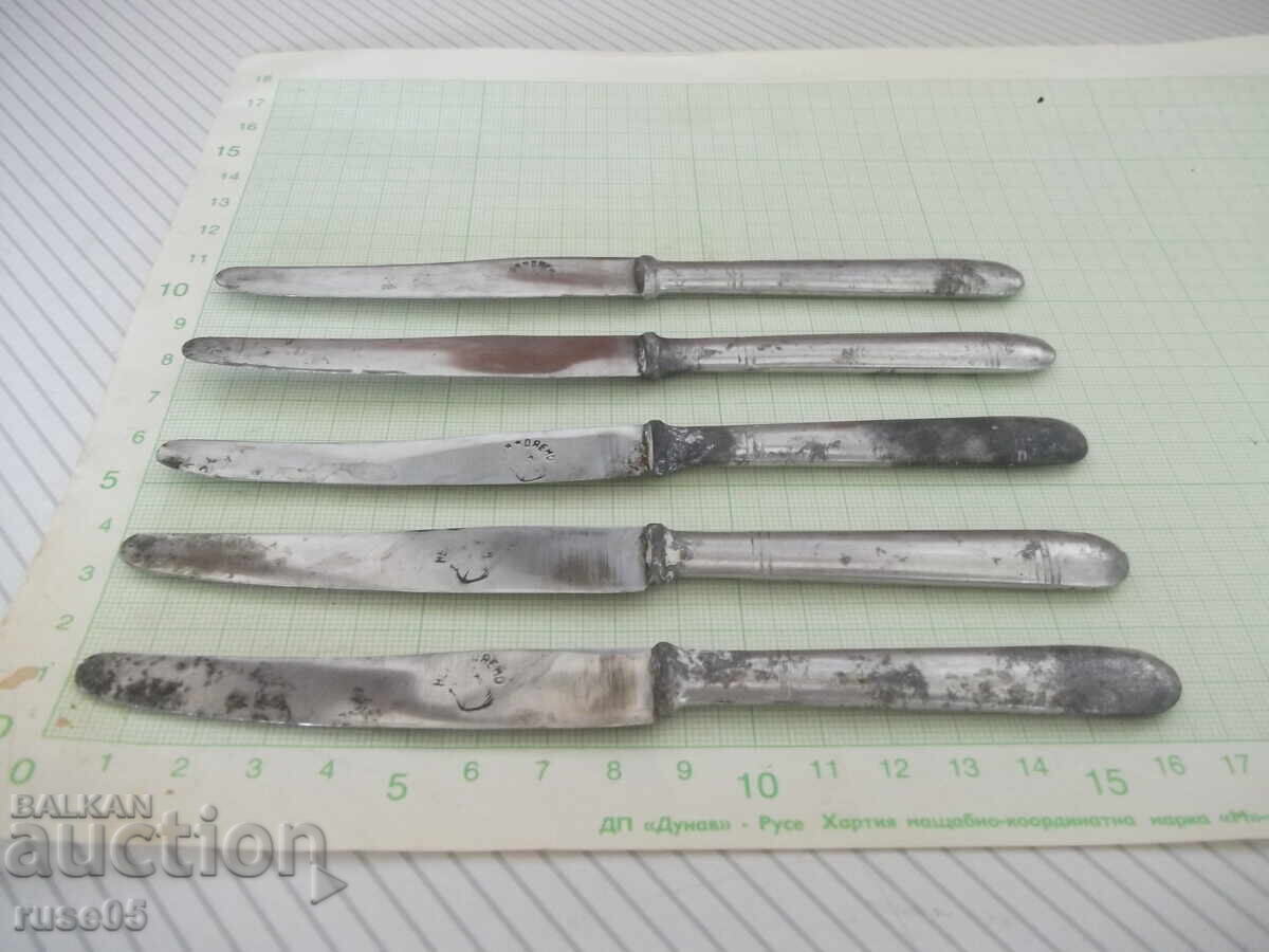 Λοτ από 5 τμχ. μαχαίρια σερβιρίσματος με τιμή 10.00 BGN | € 5.11