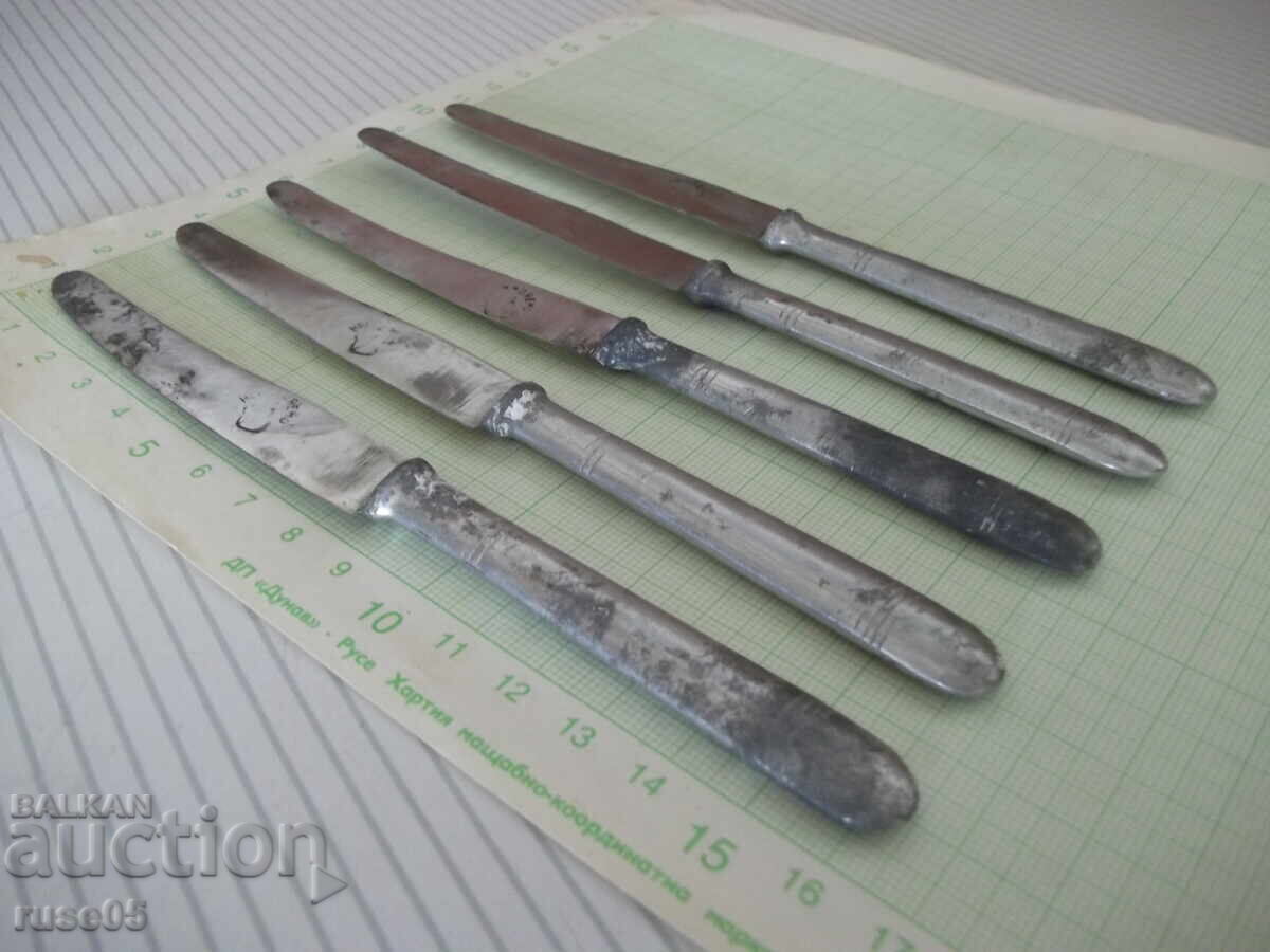 Παράδοση Λοτ από 5 τμχ. μαχαίρια σερβιρίσματος