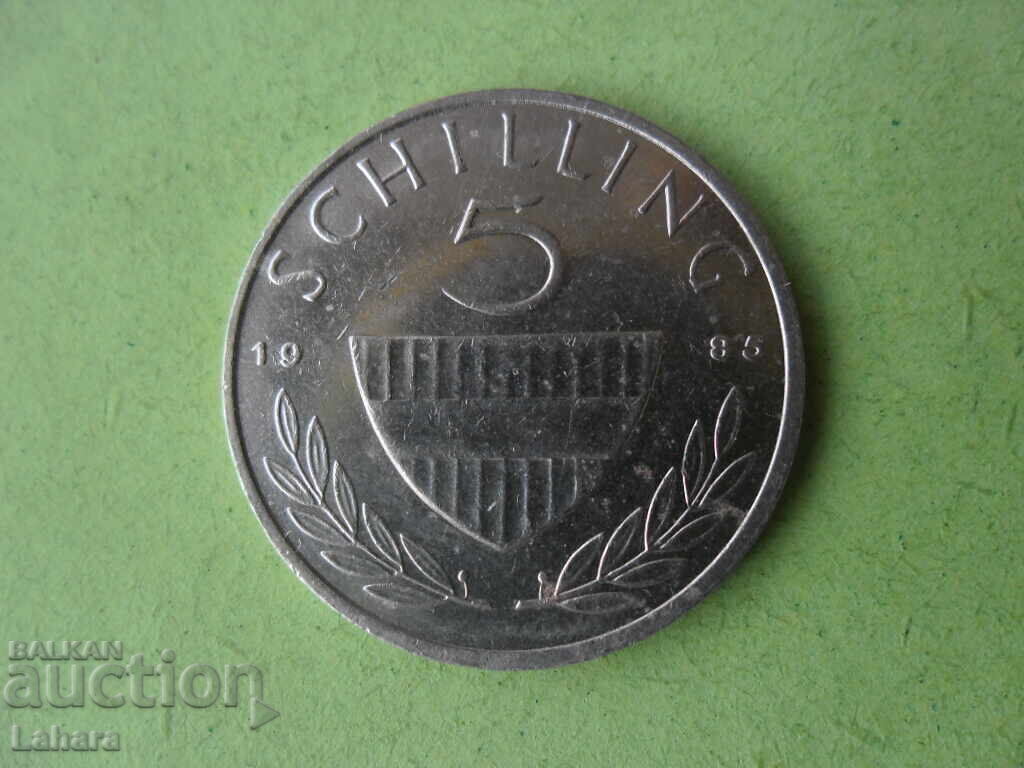 5 шилинга 1985 г. Австрия 5 шилинга 1985 г. Австрия