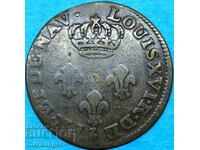 Franta 1782 2 sou Ludovic al XVI-lea