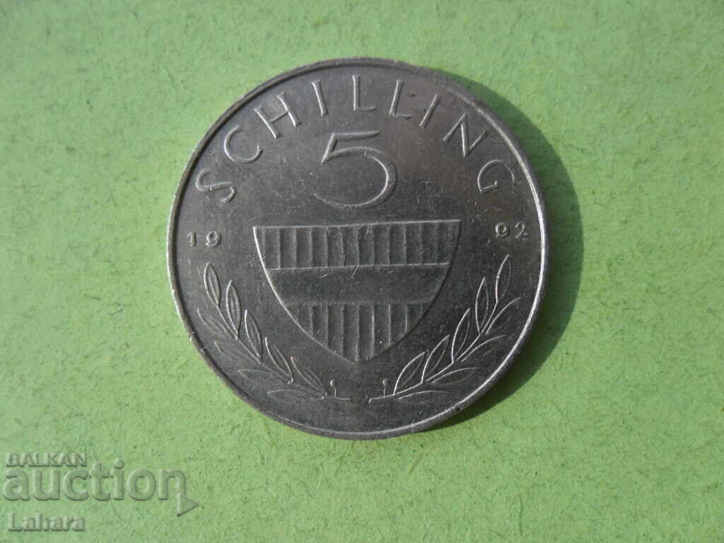 5 σελίνια 1992 Αυστρία 5 σελίνια 1992 Αυστρία