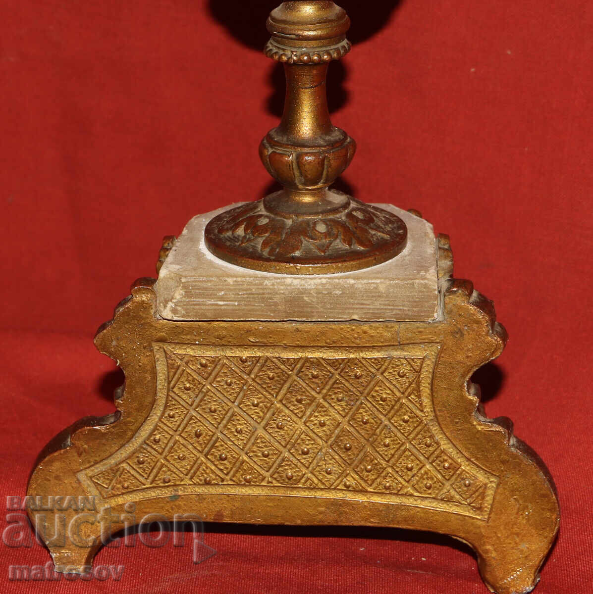 Μεγάλο μεταλλικό διακοσμητικό κηροπήγιο (μεγάλο μέγεθος) - 7