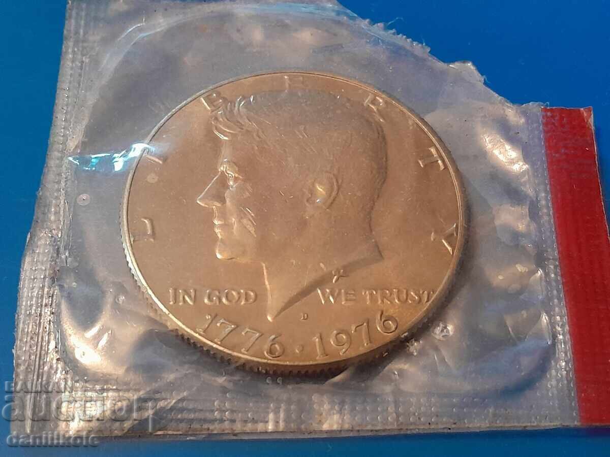 Παράδοση *$*Y*$*ΗΠΑ 1/2 ΜΙΣΟ ΔΟΛΑΡΙΟ 1976 200 ΧΡΟΝΙΑ ΑΝΕΞΑΡΤΗΣΙΑ *$*Y*$*