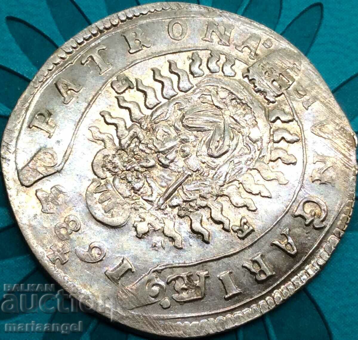 Παράδοση Ουγγαρία 15 Kreuzer 1683 Leopold I 1657-1705 Αργυρό