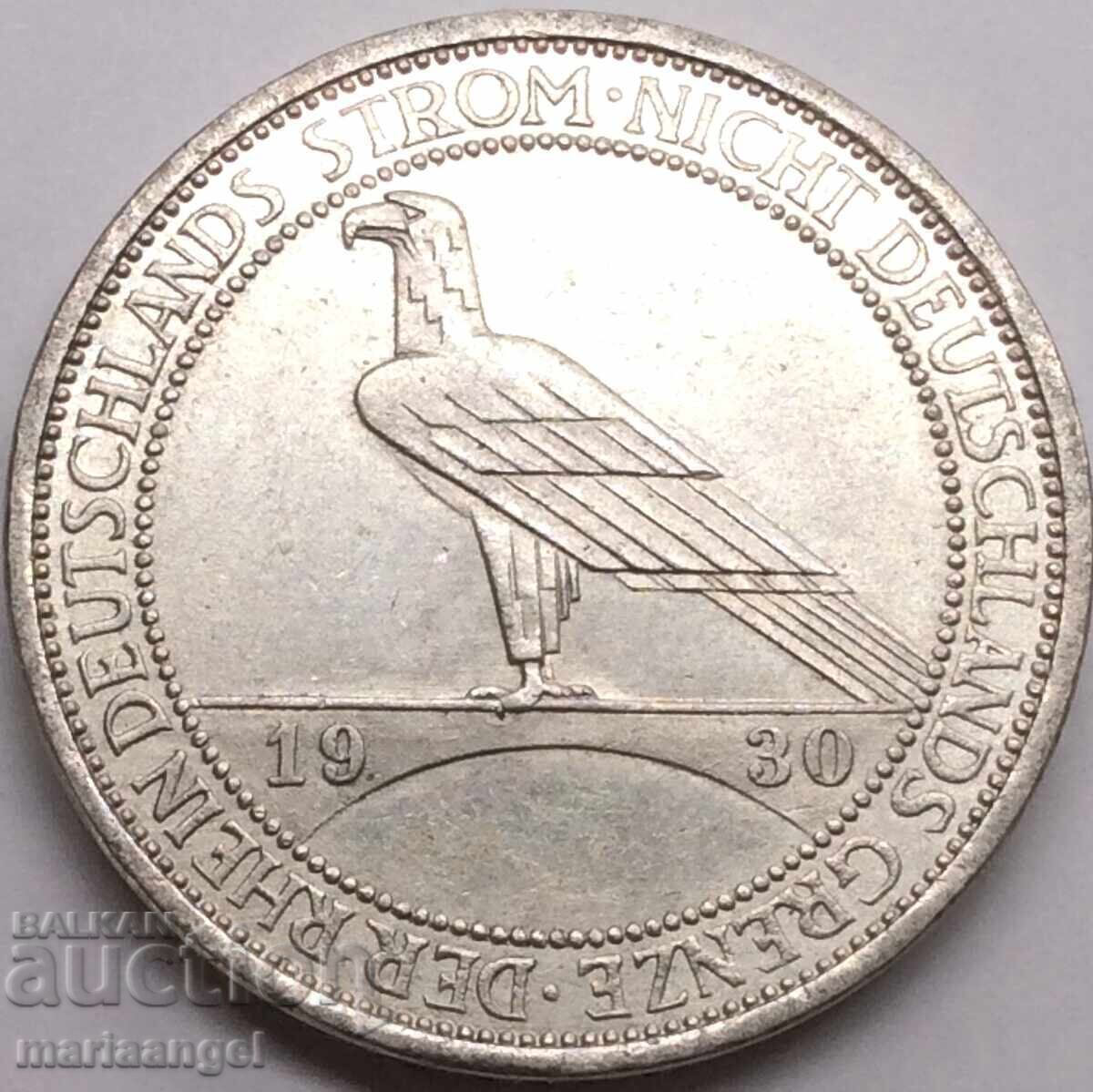 3 stamps 1930 Germany Weimar silver