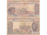 tino37- ΔΥΤΙΚΗ ΑΦΡΙΚΗ /ΜΑΛΙ/ - 5000 ΦΡΑΓΚΑ - 1985