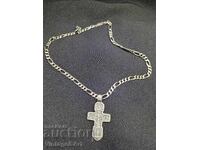 Lanț și Cruce Argint 925