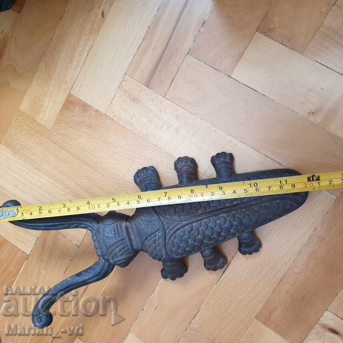 Old cast iron boot jack - 5