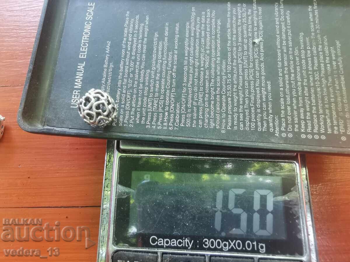 Silver Pandora bracelet - 2 pieces AND charms - 5