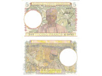 tino37 - FRENCH WEST AFRICA - 5 FRANCS - 1942 - XF+/AU
