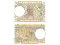 tino37 - FRENCH WEST AFRICA - 5 FRANCS - 1942 - XF+/AU