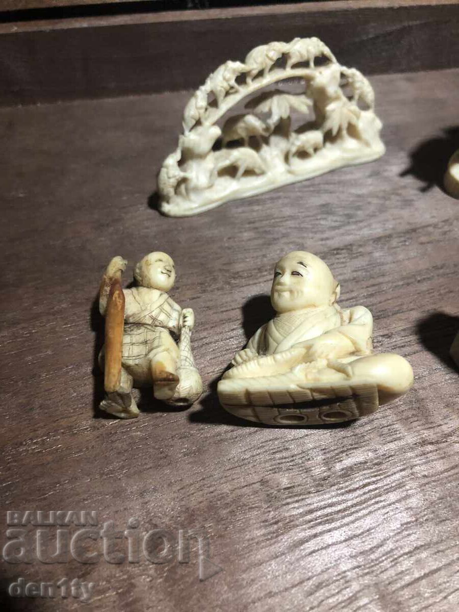 Японска и китайска слонова кост19-ти век издълбани фигури с цена 700.00 лв. | € 357.90 Японска и китайска слонова кост19-ти век издълбани фигури с цена 700.00 лв. | € 357.90