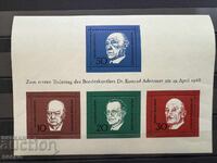Germany - In Memory of Konrad Adenauer (1968) MNH