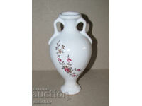 Old porcelain vase 17 cm small vase amphora, excellent