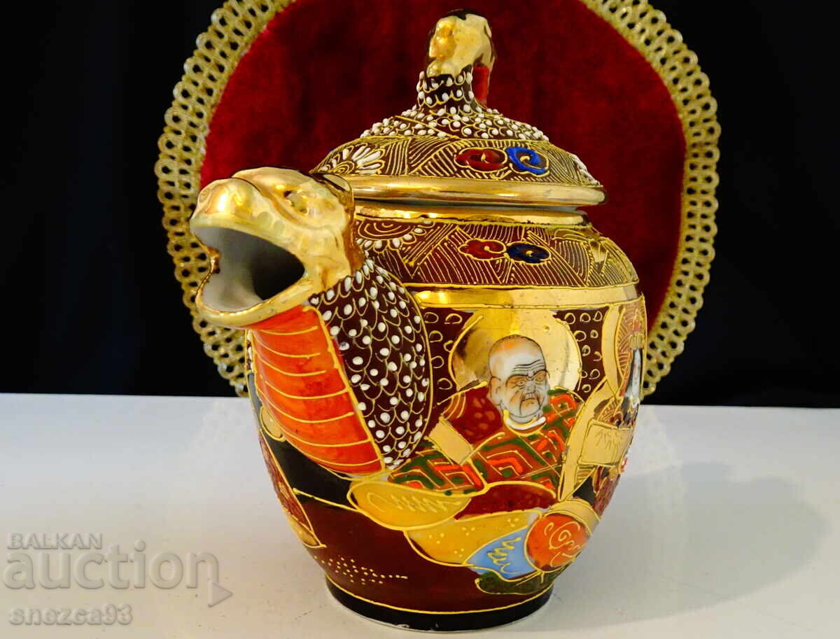 Κανάτα ιαπωνικής πορσελάνης Satsuma, Δράκος, χρυσός, 500 ml με τιμή 99.00 BGN | € 50.62