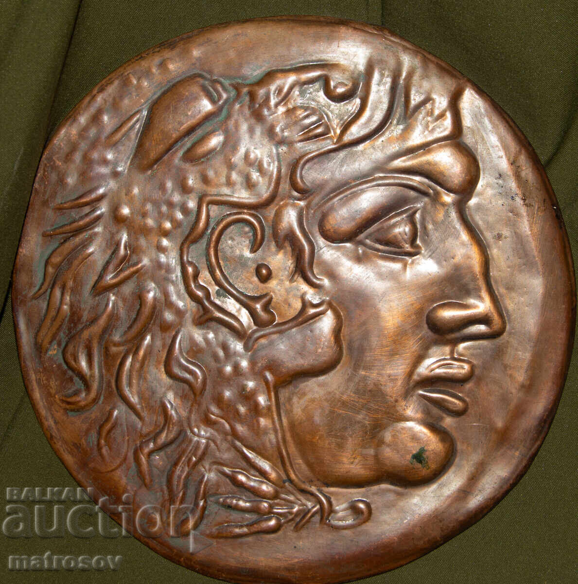 Παράδοση Μετάλλιο (πλακέτα) ανάγλυφο Μέγας Αλέξανδρος Παράδοση Μετάλλιο (πλακέτα) ανάγλυφο Μέγας Αλέξανδρος