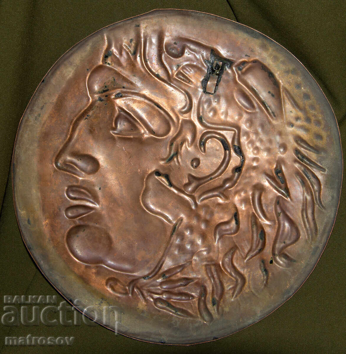 Μετάλλιο (πλακέτα) ανάγλυφο Μέγας Αλέξανδρος - 5 Μετάλλιο (πλακέτα) ανάγλυφο Μέγας Αλέξανδρος - 5