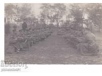 FOTOGRAFIE VECHE MILITARĂ - EXERCIȚIU APX. 1920 - 1930