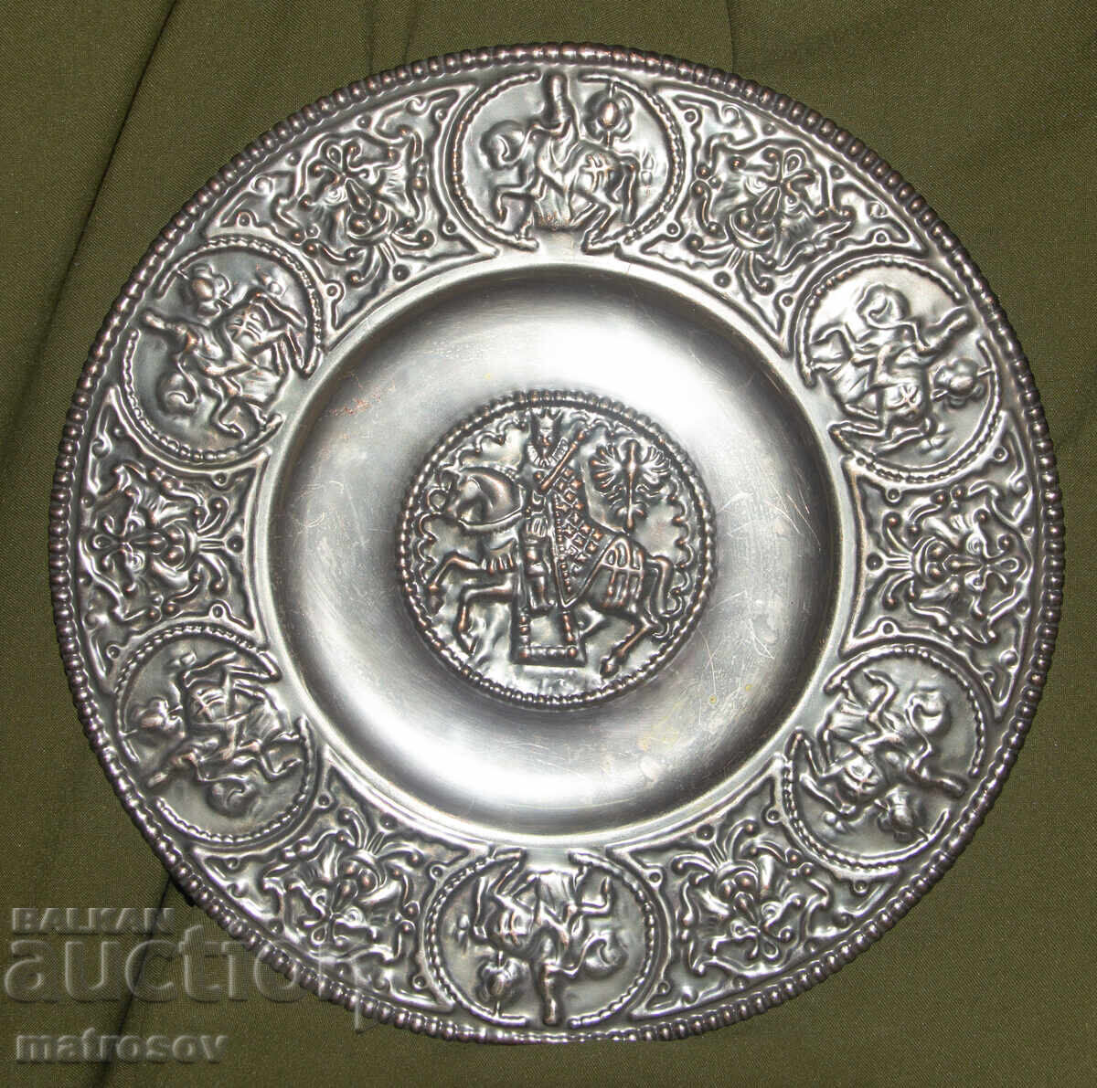 Honey plaque bas-relief wall panel stylized figures