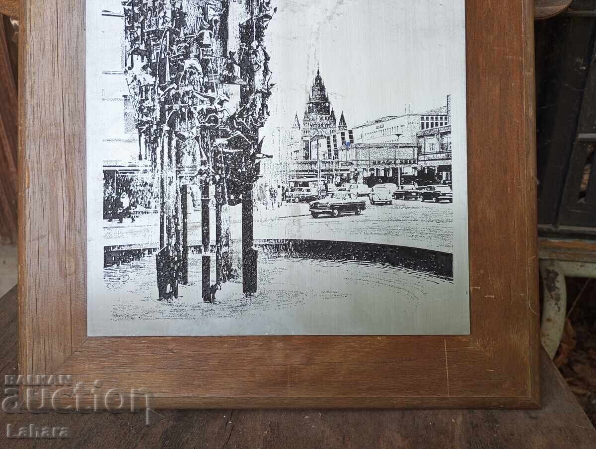 Παράδοση Χαραγμένη μεταλλική εικόνα