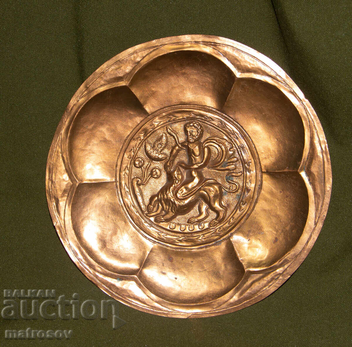 Honey plaque bas-relief wall panel stylized figure Hercules with price 120.00 BGN | € 61.36